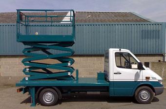 vehicle mounted scissor lift